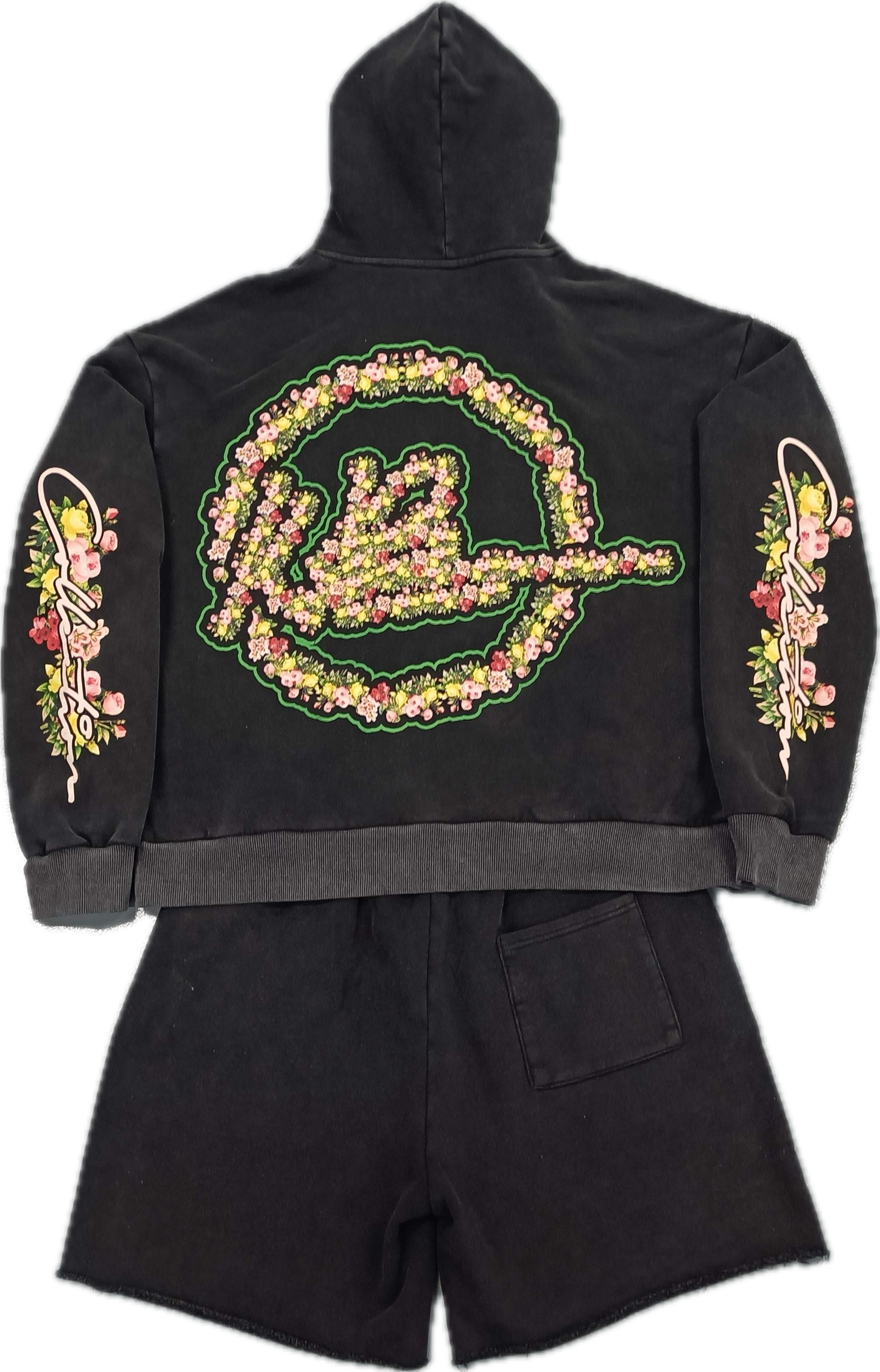 “Flower Set Collection” Hooded/Short Ensemble