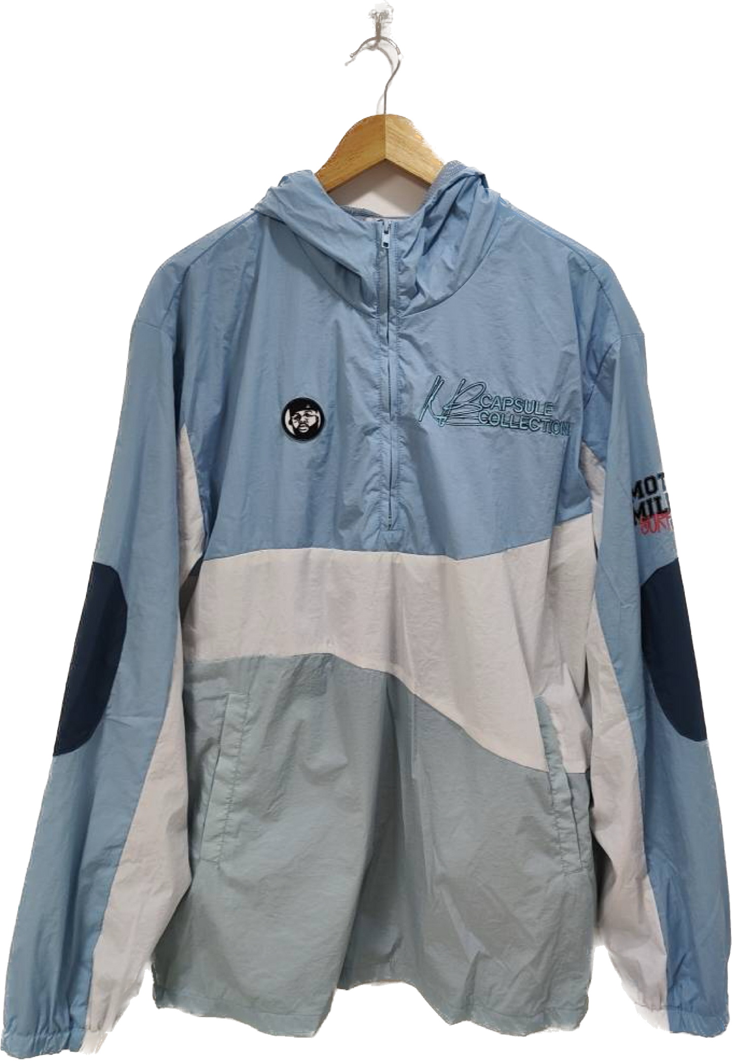 KB Capsule Collection “Surf Club” windbreaker ensemble