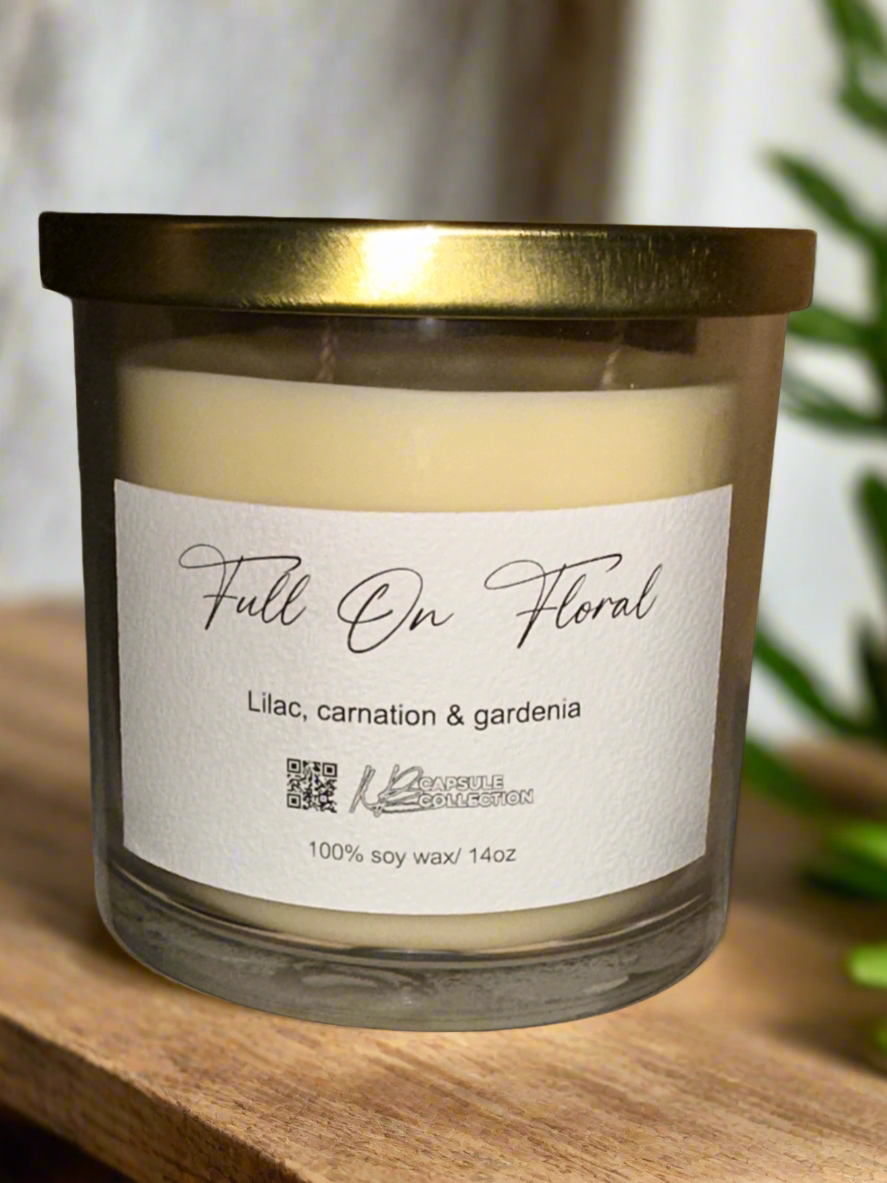 “Signature Scents” Full On Floral candle 🕯️ 🌹🌸💐🌷🌻🌼🪷🪻