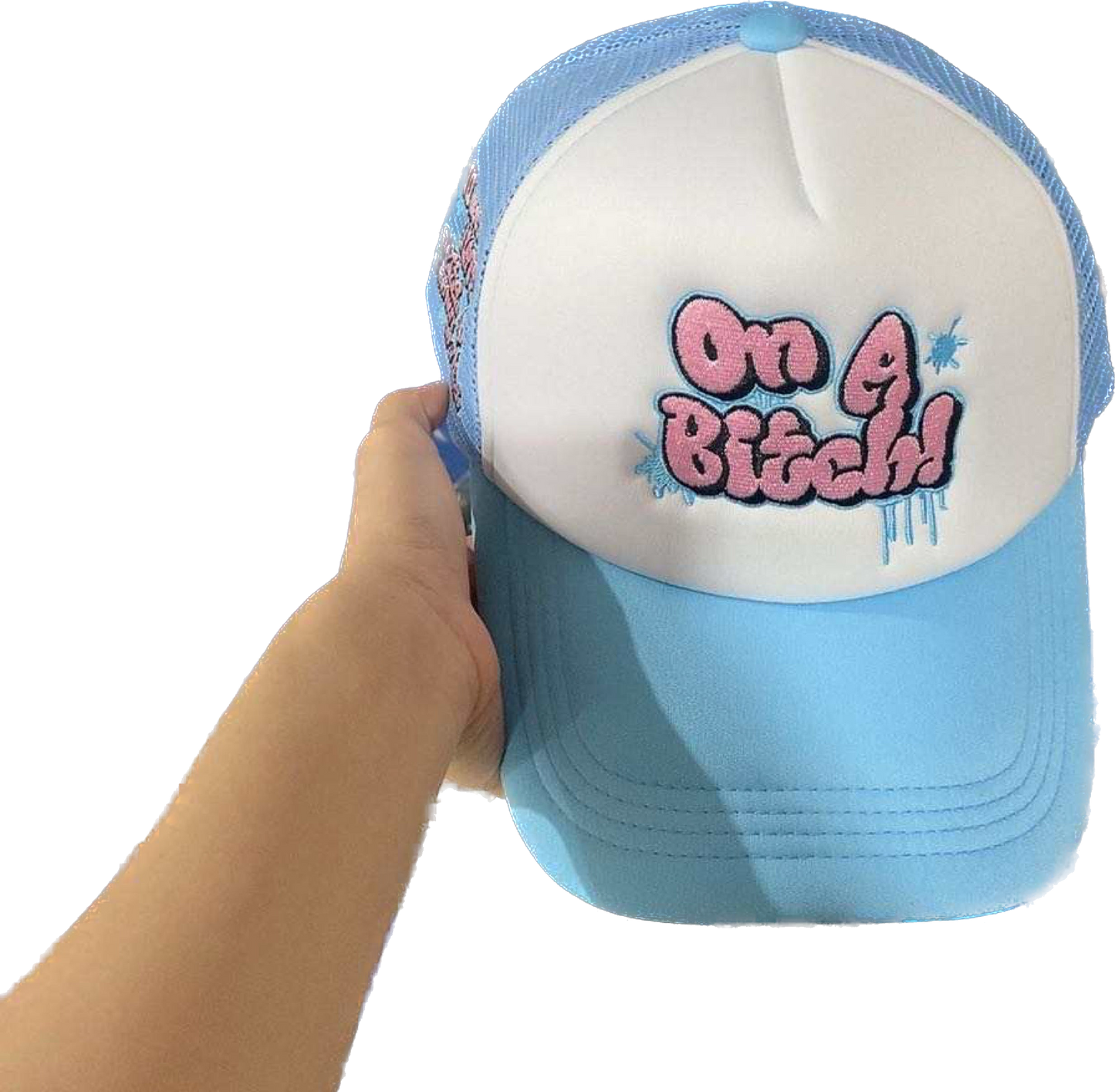 On a Bitch “Cotton Candy” Collection Trucker Cap 🍬🍭
