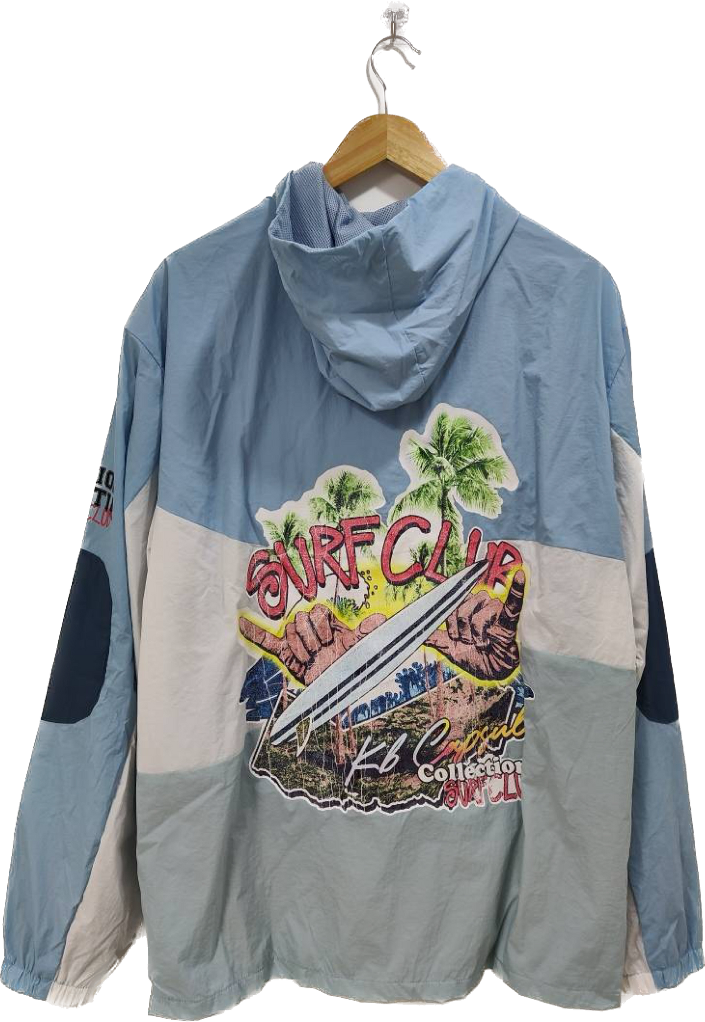 KB Capsule Collection “Surf Club” windbreaker ensemble