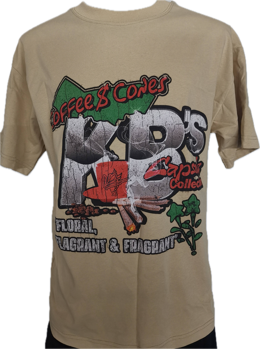 KB Capsule Collection “Coffee & Cones” Tour Tee Shirt