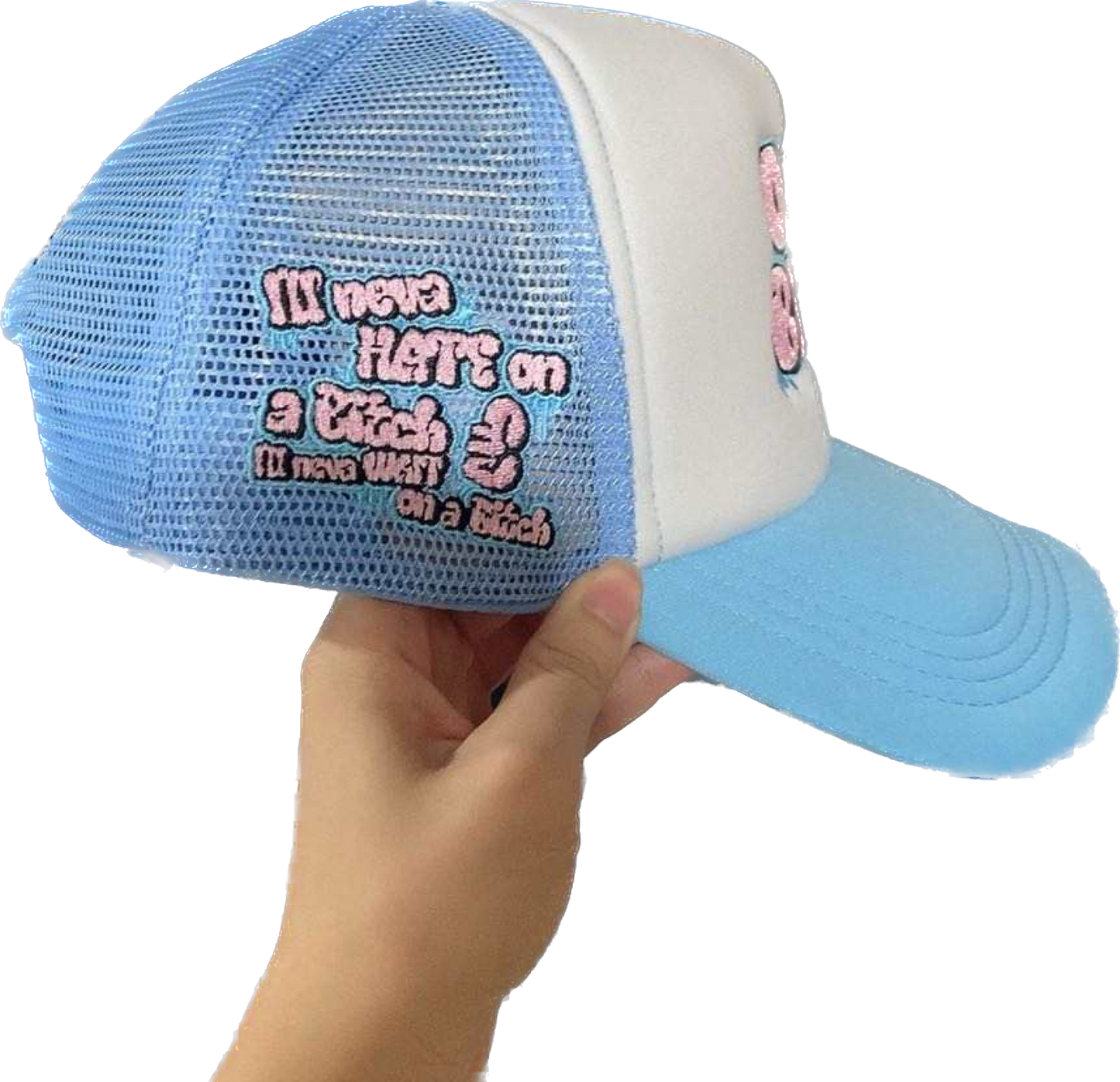 On a Bitch “Cotton Candy” Collection Trucker Cap 🍬🍭